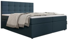 Čalúnená posteľ boxspring PALMA + topper, 160x200, inari 87