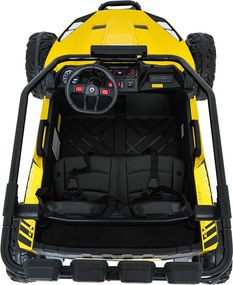 Ramiz Elektrická bugina TURBO 23 pre deti žltá