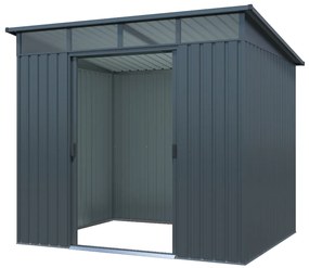 Záhradný domček BestBerg ZDSL-4S / 4,6 m² / 238 x 194 x 202 cm / svetlo sivá
