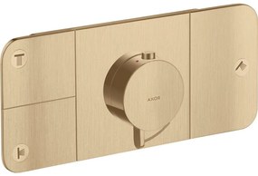 AXOR One modul termostatu s podomietkovou inštaláciou, pre 3 spotrebiče (vrchná sada), kartáčovaný bronz, 45713140