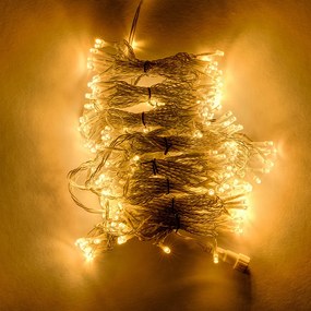 DECOLED LED světelná záclona HOBBY LINE, 2x2m, teple bílá, 200 diod, pouze do interiéru