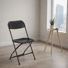 Skládací cateringová židle Simplo černá