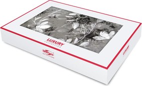 SATÉNOVÉ OBLIEČKY LUXURY LIBERA 160X200 CM, 2KS 70X80 CM KVETY