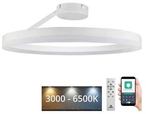 NEDES LED Stmievateľný prisadený luster LED/40W/230V 3000-6500K biela + diaľkové ovládanie ND4040