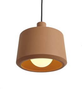 Boho závesná lampa terakota IP44 - Terracotta