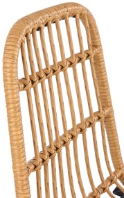 Záhradná stolička Karma K401 (naturálna + čierna). Vlastná spoľahlivá doprava až k Vám domov. 1118276