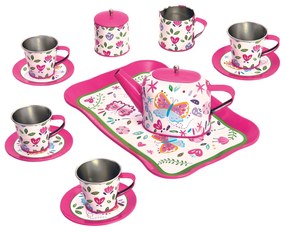 Bino Detský čajový set - ružová
