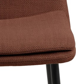 Jedálenská stolička Becca terracotta
