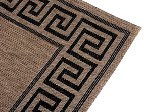 Šnúrkový koberec Lux coffe/čierny Veľkosť: 200x290cm | BIANO