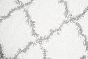 TA Koberec P129A KRÉMOVÁ/TMAVOSIVÁ BOHO Rozmer: 80x250 cm