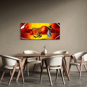 Obraz - Maľba ľudskosti (120x50 cm)
