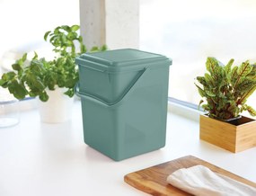 M - Odpadkový kôš na bio odpad, Kompostér BIO, matný zelený, 9l