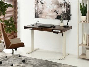 PC stolík Osto 120 (orech + krémová). Vlastná spoľahlivá doprava až k Vám domov. 1109830