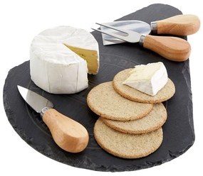 Servírovacia doska na syr s 3 nožmi – Premier Housewares