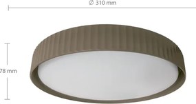 Brilagi - LED stropné svietidlo LUCIA LED/24W/230V priemer 31 cm taupe