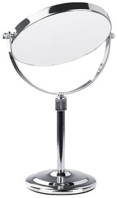 Kozmetické zrkadlo ø 20 cm strieborné AVEYRON Beliani