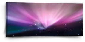Sablio Obraz Fialová žiara - 110x50 cm
