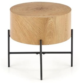 Konferenčný stolík Brooklyn S, dub / čierna