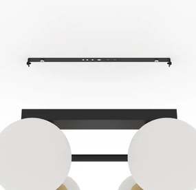 Eglo 390176 - Prisadený luster PAZ 6xE14/40W/230V zlatá/čierna