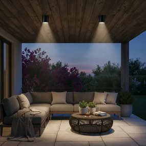 Ideal Lux - Kúpeľňové bodové svietidlo GUN 1xGU10/28W/230V IP44 čierna