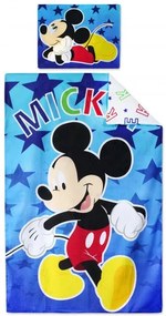 Setino - Bavlnené obliečky do detskej postieľky Mickey Mouse (Disney), 90 x 140 cm + 40 x 55 cm