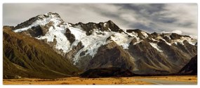 Obraz hory Sefton, Nový Zéland (120x50 cm)