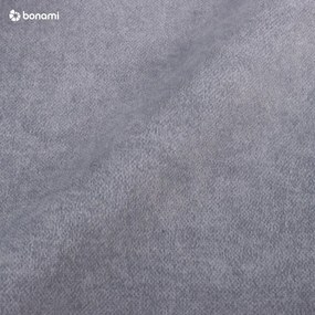 Svetlosivá čalúnená jednolôžková posteľ s úložným priestorom s roštom 80x200 cm Lena – Ropez