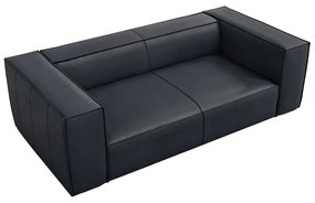 Tmavomodrá kožená pohovka 212 cm Madame – Windsor &amp; Co Sofas