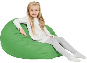 Sedací vak SAKO zelený ekokoža