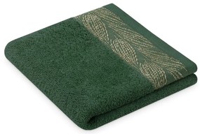 Zelené froté bavlnené uteráky a osušky v súprave 6 ks Allium – Restilo