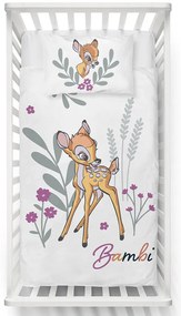 Detské povlečenie do postieľky Bambi Kvetinový Svet, 100 x 135 cm, 40 x 60 cm