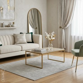 Dekorstudio Moderný koberec ASIA3 – sivý Rozmer koberca: 160x230cm
