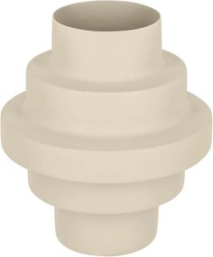 Béžová oceľová váza (výška 23 cm) Velia – Kave Home