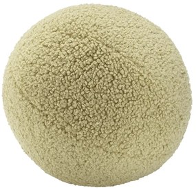 Zelený detský pohovkový vankúš z textílie buklé Ball – Wigiwama