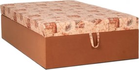 Polohovacia posteľ Alex Senior 120, hnedá (č.213 / 49, matrace b do 120 kg)