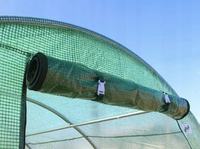 Záhradný fóliovník s rozmermi 4 x 1,5 x 2 m - polovičný