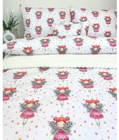 INTERMEDIC SK Posteľná obliečka Ružová Víla 140x200/70x90 cm