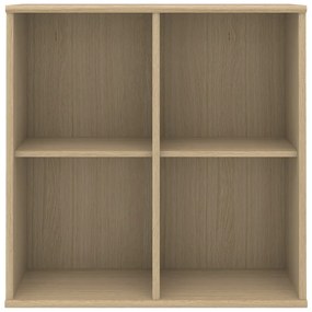 Nástenná knižnica podyhovaná dubom Mistral 025