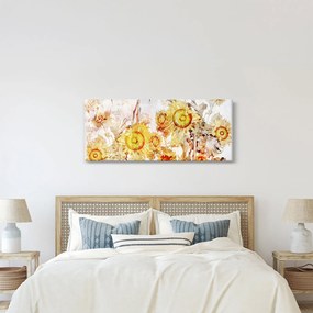 Obraz - Slnečnica, maľba (120x50 cm)