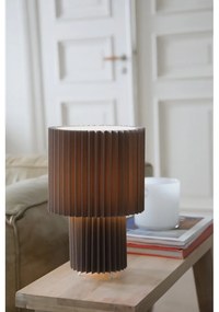 Sivá stolová lampa s textilným tienidlom (výška 32 cm) Catis – Markslöjd