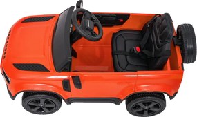 Elektrické autíčko Land Rover Defender oranžové