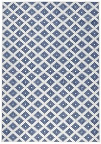 NORTHRUGS - Hanse Home koberce Kusový koberec Twin-Wendeteppiche 103128 blau creme – na von aj na doma - 160x230 cm