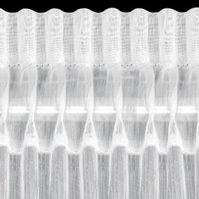 ZÁCLONA NA PÁSKE REBECCA 300X150 CM BIELA