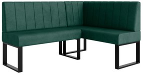 Rohová lavica Mondeo 140x200 (tmavozelená) (P). Akcia -20%. Vlastná spoľahlivá doprava až k Vám domov. 1129903