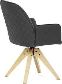 Jedálenská stolička čierna HC-539 BK3