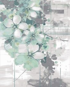 Koberec Myra 1532 GREEN – zeleno-sivý obdĺžnikový koberec Rozmer: 140x190 cm