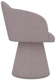 Čalúnené jedálenské kreslo v levanduľovej farbe Kanoa – Makamii