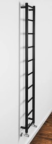 Sapho Sapho, DINA vykurovacie teleso 250x1680mm, čierna matná, IR377TB