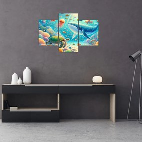 Obraz - Svet pod hladinou (90x60 cm)