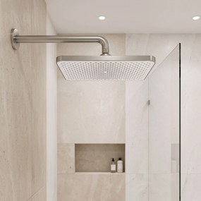 Rea Rea, obdĺžniková dažďová sprcha 380x210 mm, JS-032, brúsená oceľ, REA-P0394